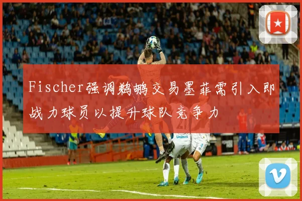 Fischer强调鹈鹕交易墨菲需引入即战力球员以提升球队竞争力